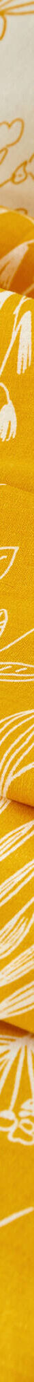 Linge de lit Alessia en coton imprimé fleuri (jaune) Linge de lit Alessia en coton imprimé fleuri (jaune)